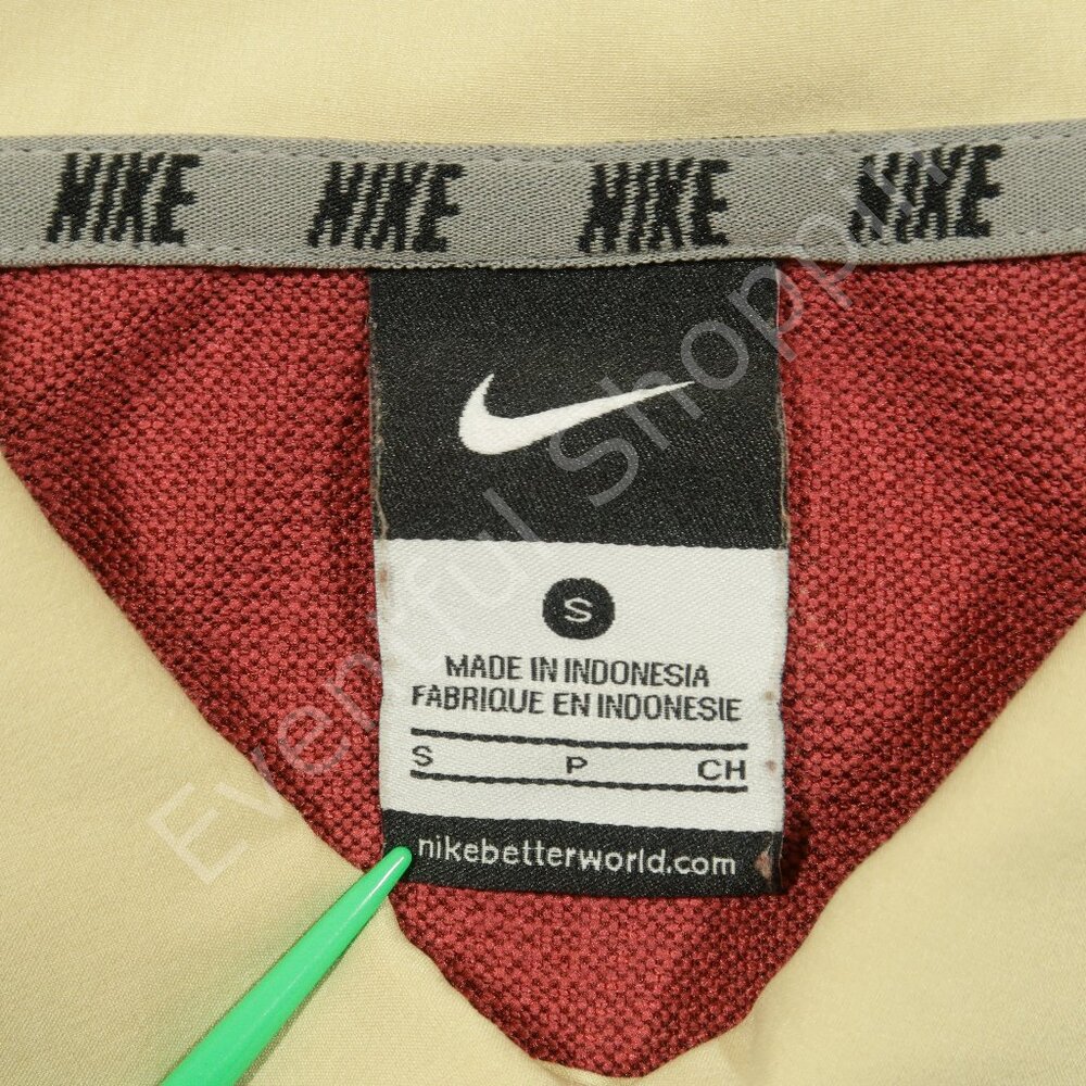 Nike Florida State Seminoles Polo Shirt Mens S Red Garnet Gold FSU Contrast - Picture 6 of 8